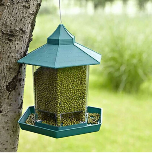 Attractive and Secure Waterproof hanging bird food box