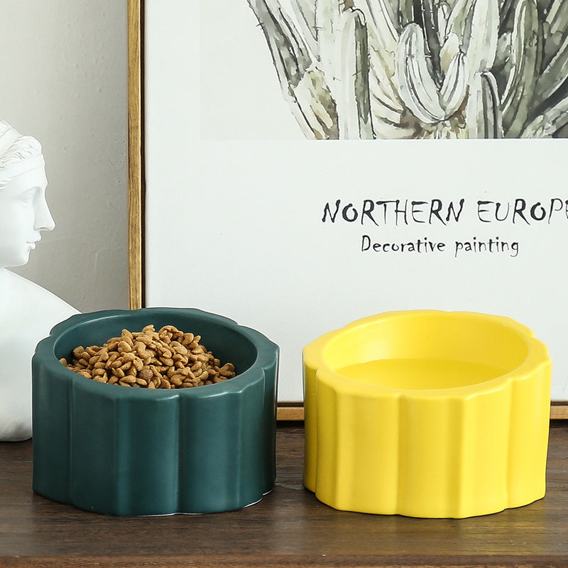 Stylish, durable, and perfect Ceramic dog and cat bowl