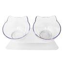 Adjustable comfortable cat bowl  for your feline friend