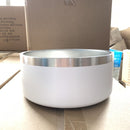 Durable Hygienic Stainless Upright Steel Dog Bowl 