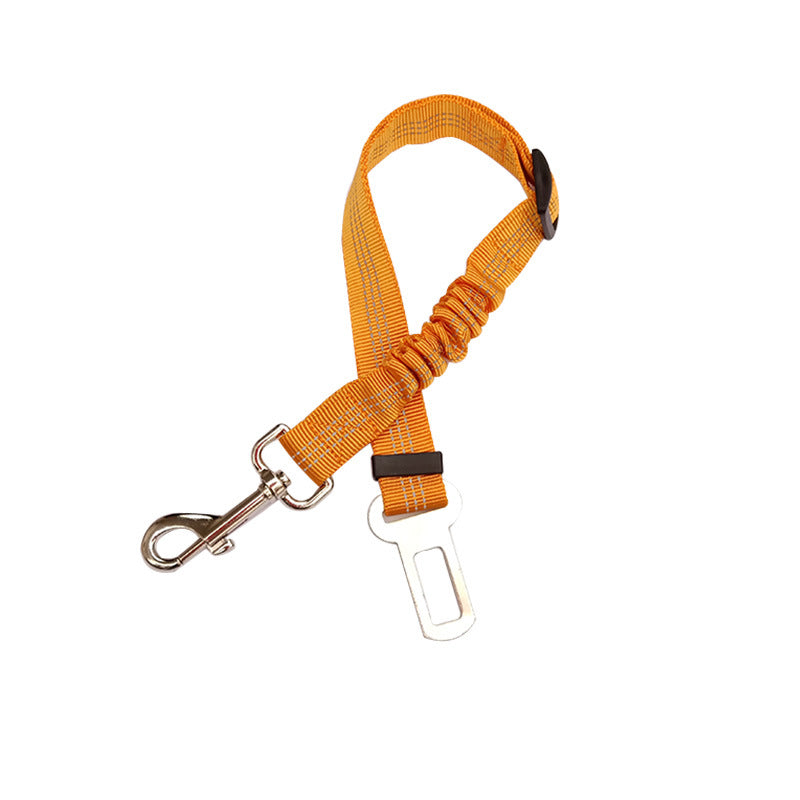 Adjustable Elastic Reflective Safety Rope Dog Car Seatbelt