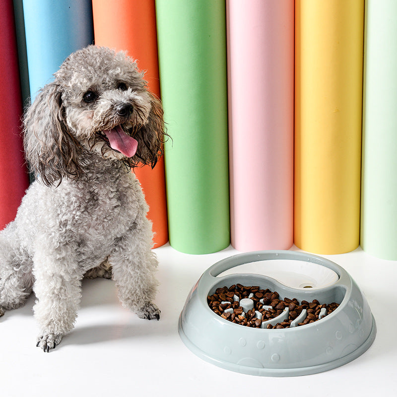 Smart Design Dog Choking Prevention Food and Drinking Bowl 