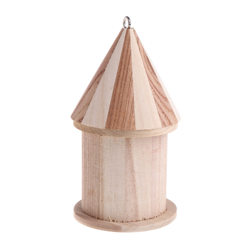 Charming and Natural Haven Wooden outdoor bird nest