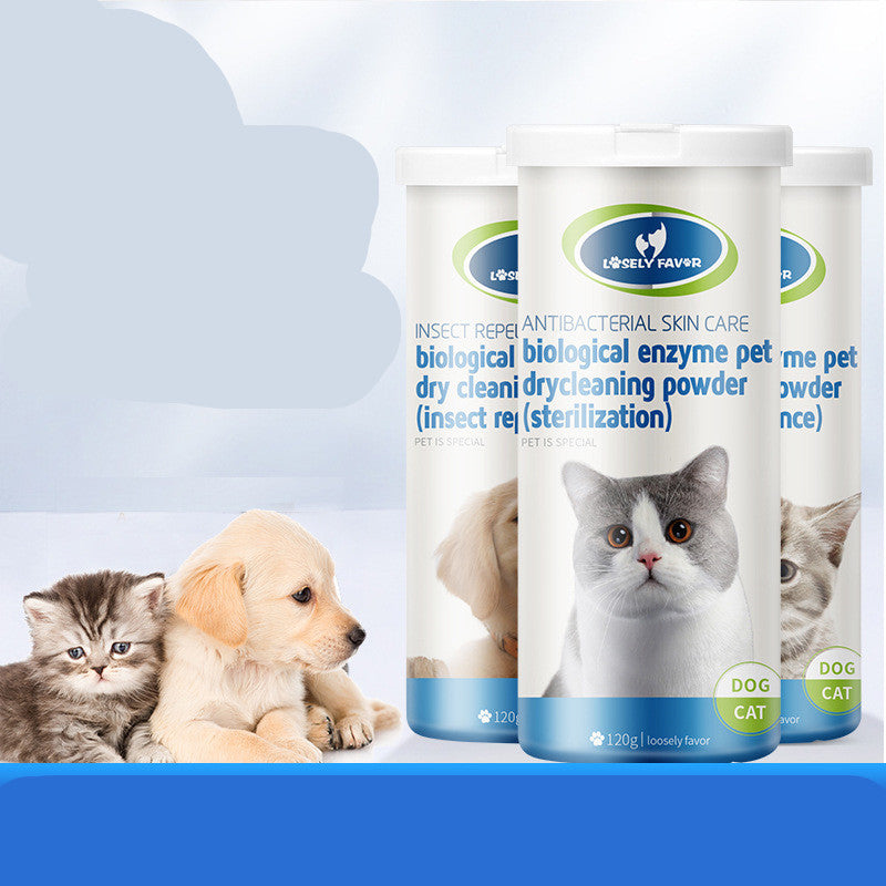 Convenient and Efficient Solution Dog Dry Cleaning Powder