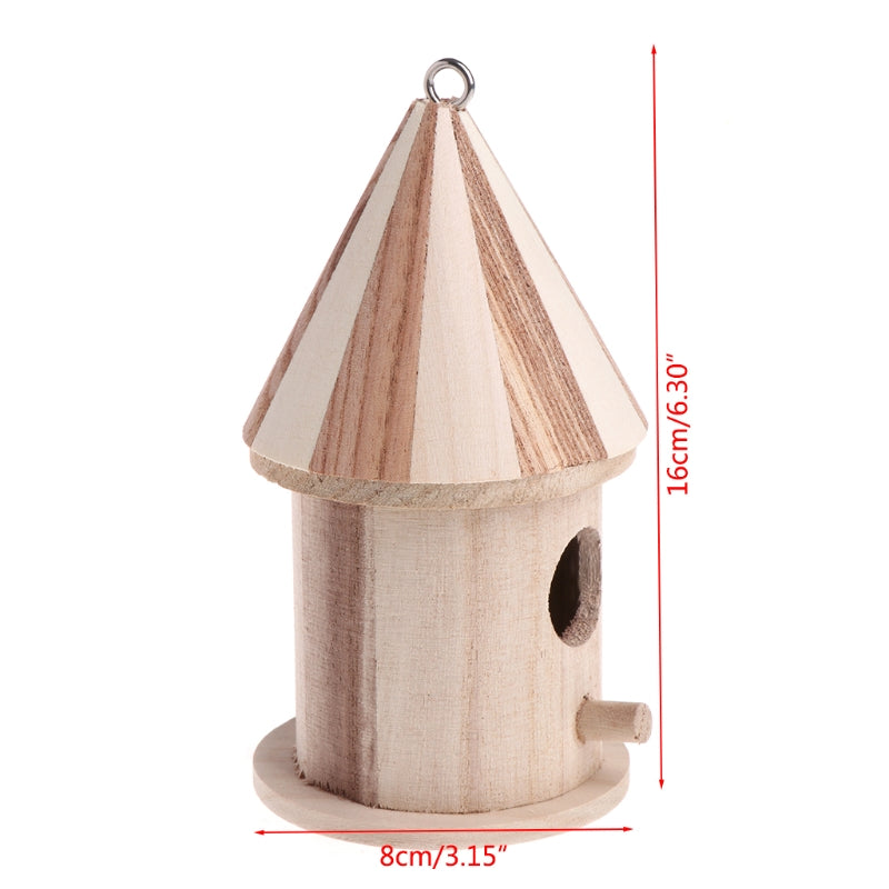 Charming and Natural Haven Wooden outdoor bird nest