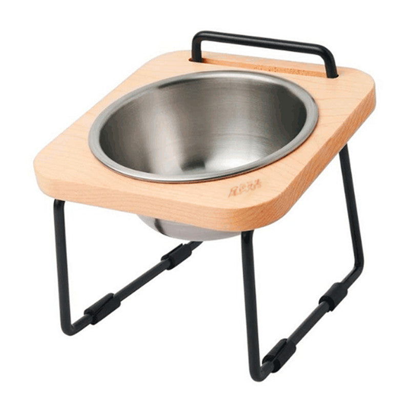 Ergonomic design Inclined log support dog bowl for Pet