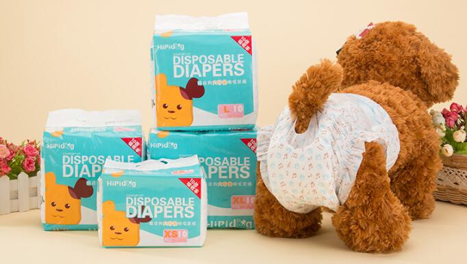 10PCS/Bag Adjustable, Convenient, Soft Dog Diapers