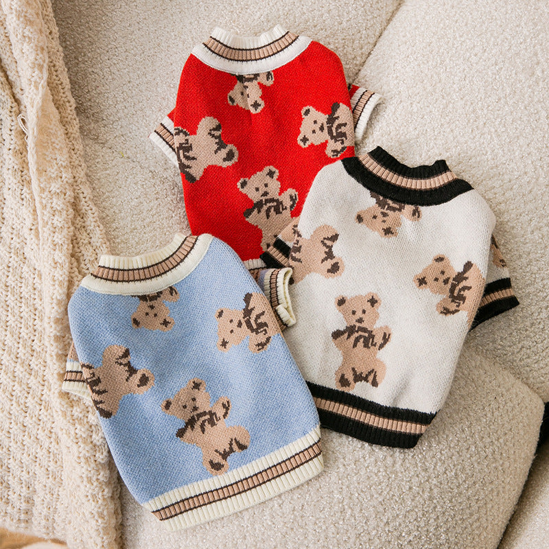  Cozy, Stylish and Simple Warm Knitted Sweater for Pet Dogs