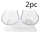 Adjustable comfortable cat bowl  for your feline friend