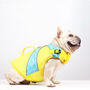 Beautiful Bright Color Contrast Dog Life Jacket Swimsuit