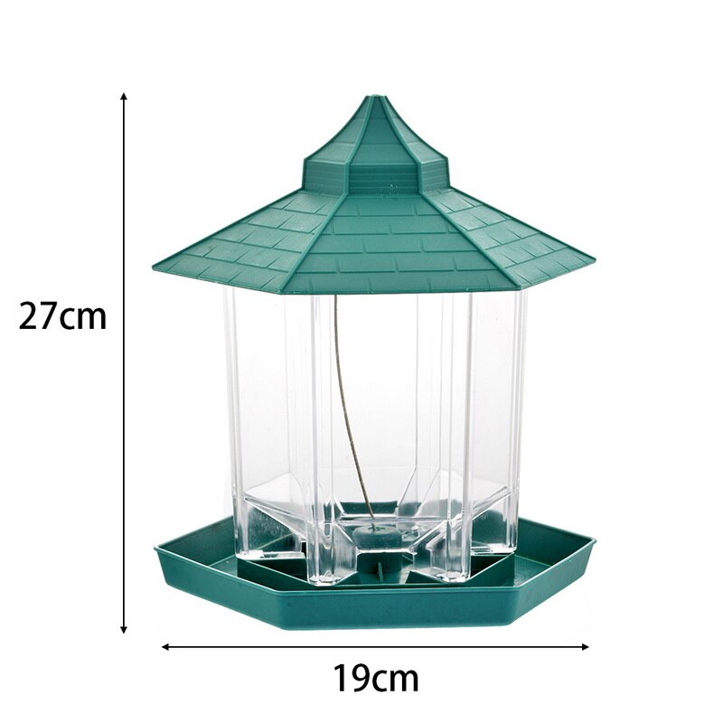 Attractive and Secure Waterproof hanging bird food box