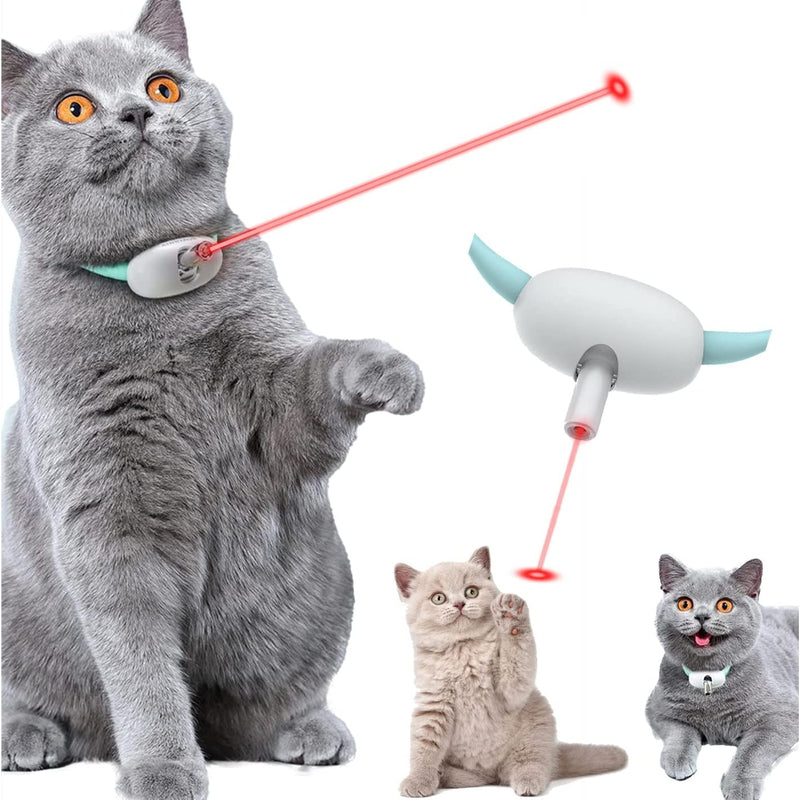 Automatic Cat Toy Smart Laser Teasing Electric Cat Collar  