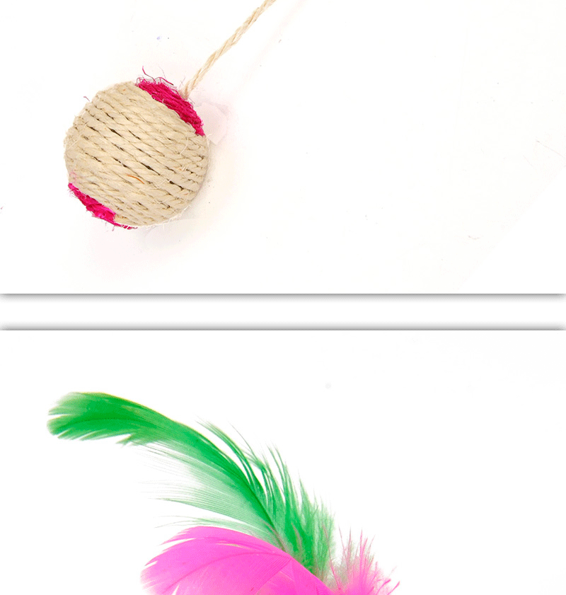 Pet Toy Cat Sisal Shuttlecock