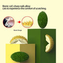 Durian Cat Brush, Dog Cat Self Groomer, Wall Corner Scratcher Massage Combs Durian Shape Molars Eat Slowly Toys Multifunctional Scratch Massager Tool Pets Clean Teeth Healthy Toys