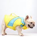 Beautiful Bright Color Contrast Dog Life Jacket Swimsuit