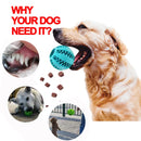 Soft Pet Dog Toys Toy Funny Interactive Elasticity Ball Dog Chew Toy for Dog Tooth Clean Ball Food Extra-Tough Rubber Ball Dog