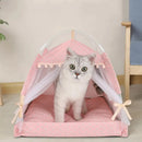 Comfortable Foldable Cute Cat and Dog Tent House and Bed