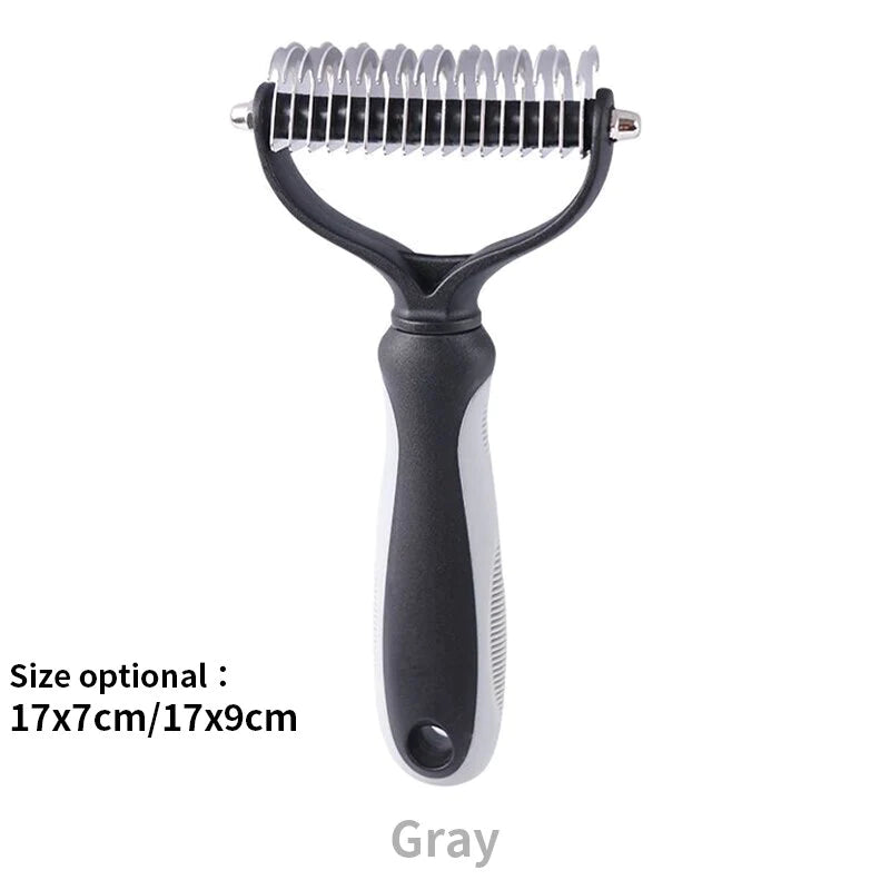 Pet Hair Grooming Tool Pet Hair Removal Comb Cat Dog Brush Puppy Hair Shedding Combs Pet Fur Trimming Dematting Deshedding Brush