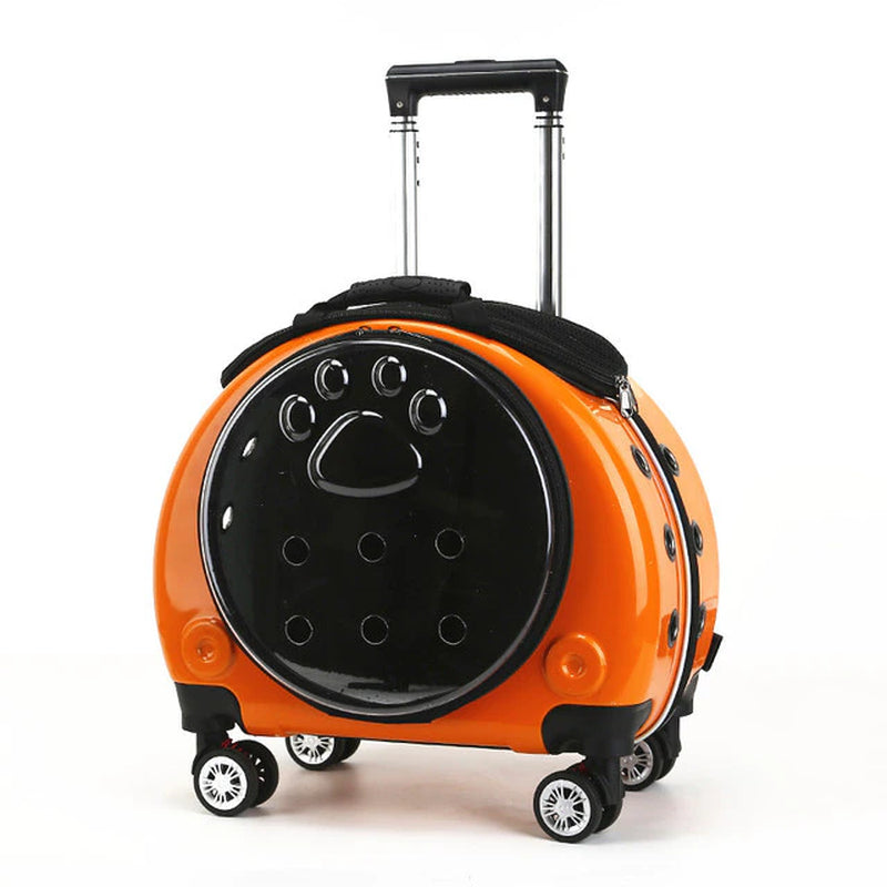 Pet Trolley Case Dog Backpack Carry Cart Outdoor Breathable Backpack for Pet Travel Portable Dog Bag Outdoor Travel Pets Carrier