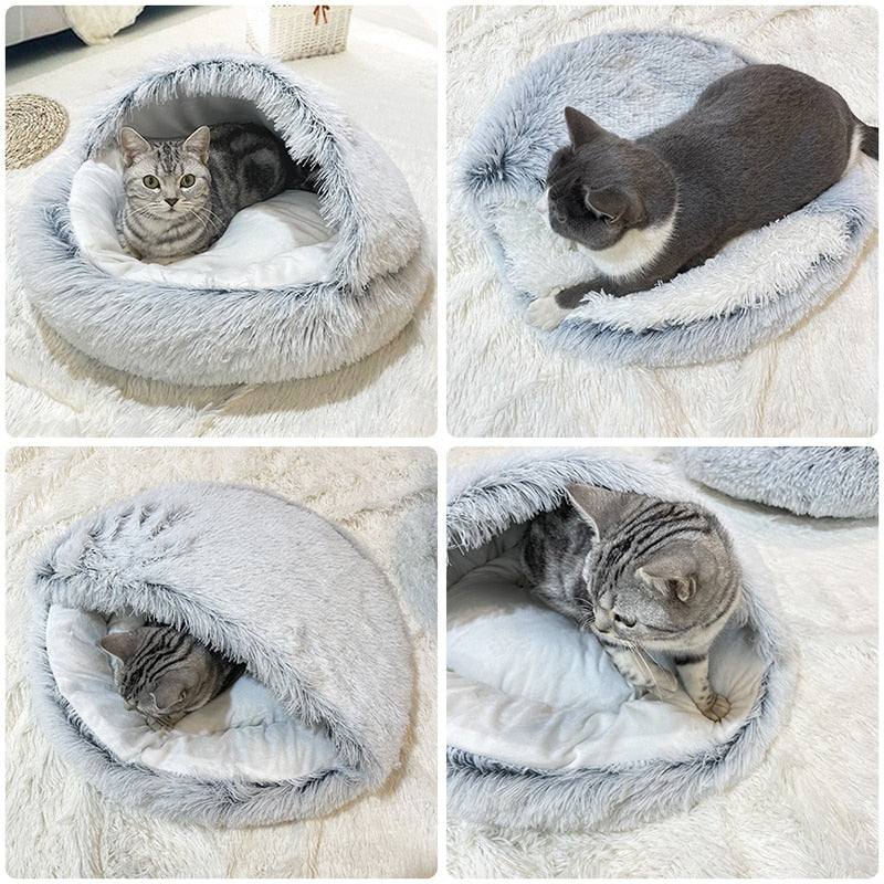  Cat Plush Bed