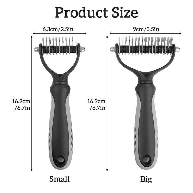 Pet Hair Grooming Tool Pet Hair Removal Comb Cat Dog Brush Puppy Hair Shedding Combs Pet Fur Trimming Dematting Deshedding Brush