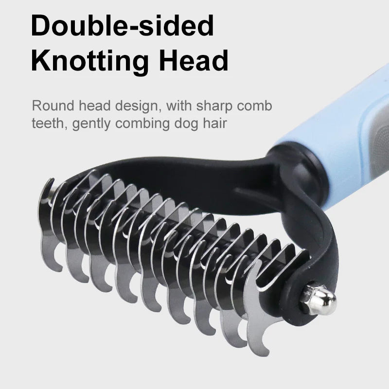 Dog Brush Pet Dog Hair Remover Cat Comb Grooming and Care Brush for Matted Long Hair and Short Hair Curly Dog Supplies Pet Items