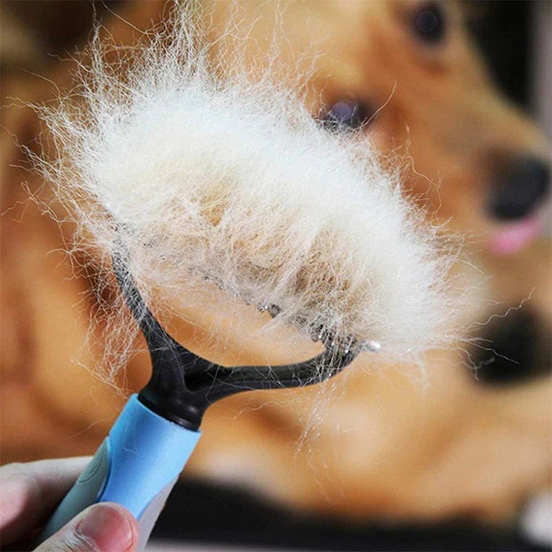 Pet Hair Grooming Tool Pet Hair Removal Comb Cat Dog Brush Puppy Hair Shedding Combs Pet Fur Trimming Dematting Deshedding Brush