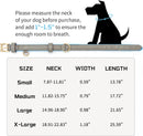Genuine Leather Dog Collars Classic Soft Padded Leather Collar Stylish Breathable Dog Collar for Small Medium Large Dogs