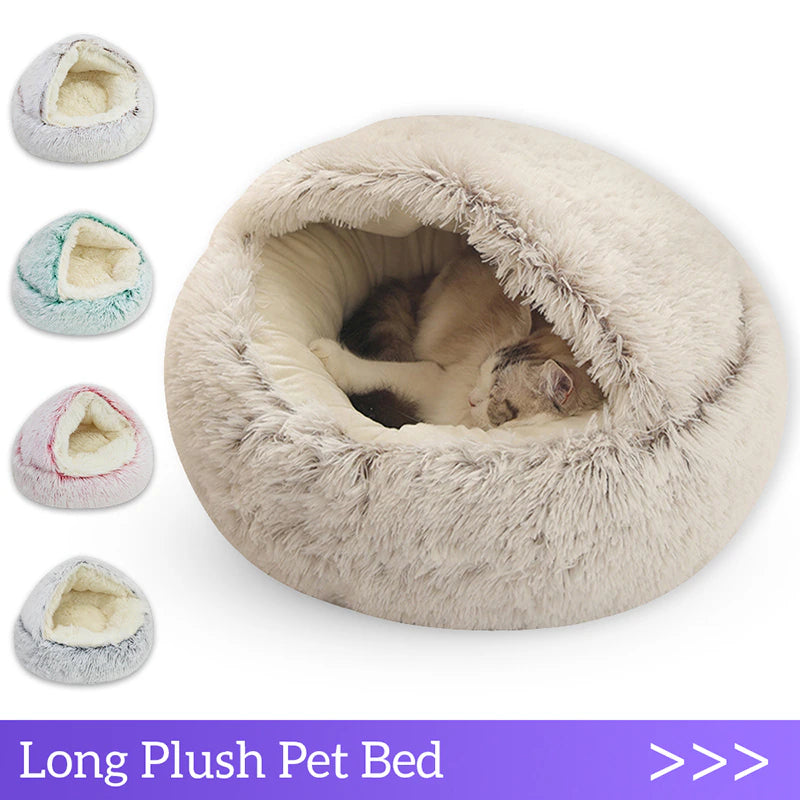 Cat plush bed