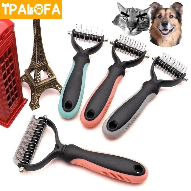 Dog Brush Pet Dog Hair Remover Cat Comb Grooming and Care Brush for Matted Long Hair and Short Hair Curly Dog Supplies Pet Items