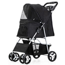Pet Stroller Carrier for Dogs Detachable Baby Stroller Dog Pull Cart Double Layer Lightweight Four Wheel Shock Absorption